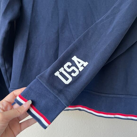 Ralph Lauren Polo x Team USA 2020 Navy Track Jacket Size S - Picture 7 of 9